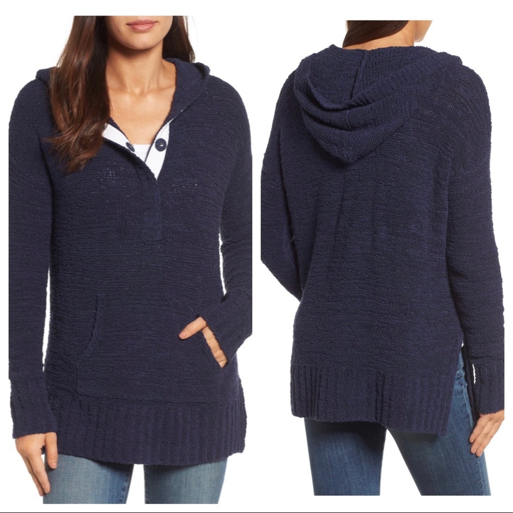 Caslon Beachy Hooded Sweater S